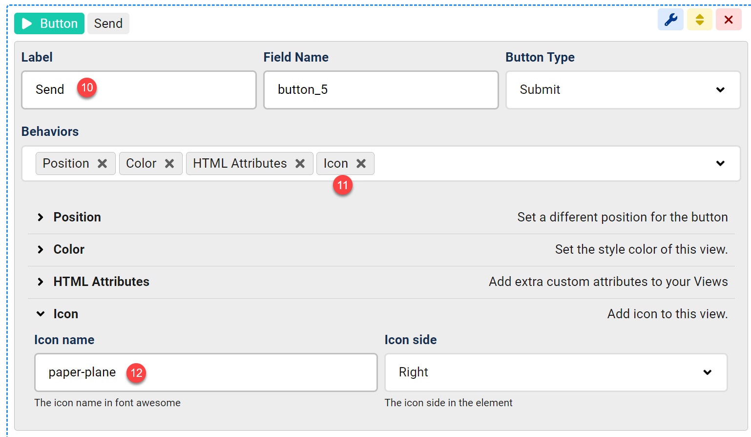 Email field validation settings in ChronoForms8