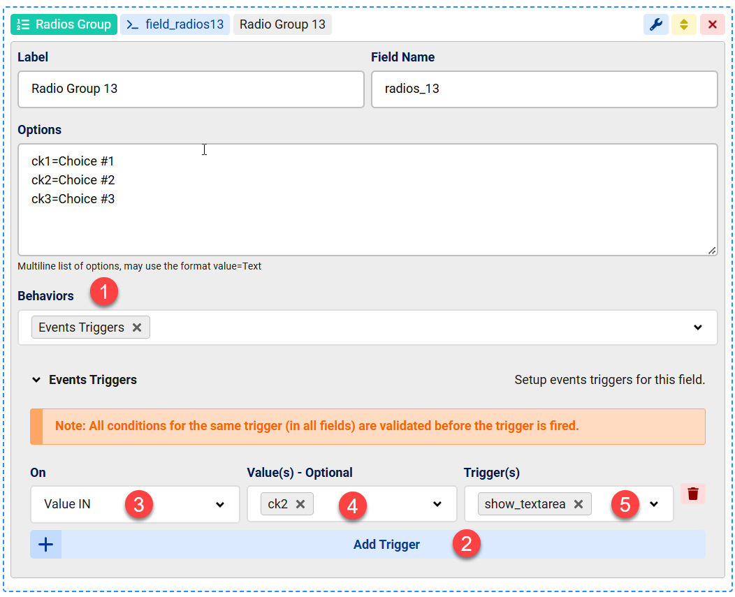 How to setup fields events using Triggers & Listeners in Chronoforms8 image 3