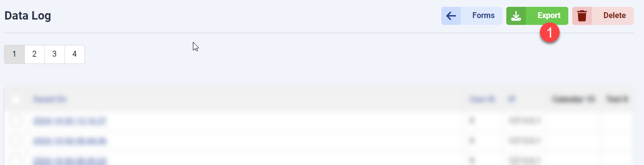 How to export saved form data to CSV image 3
