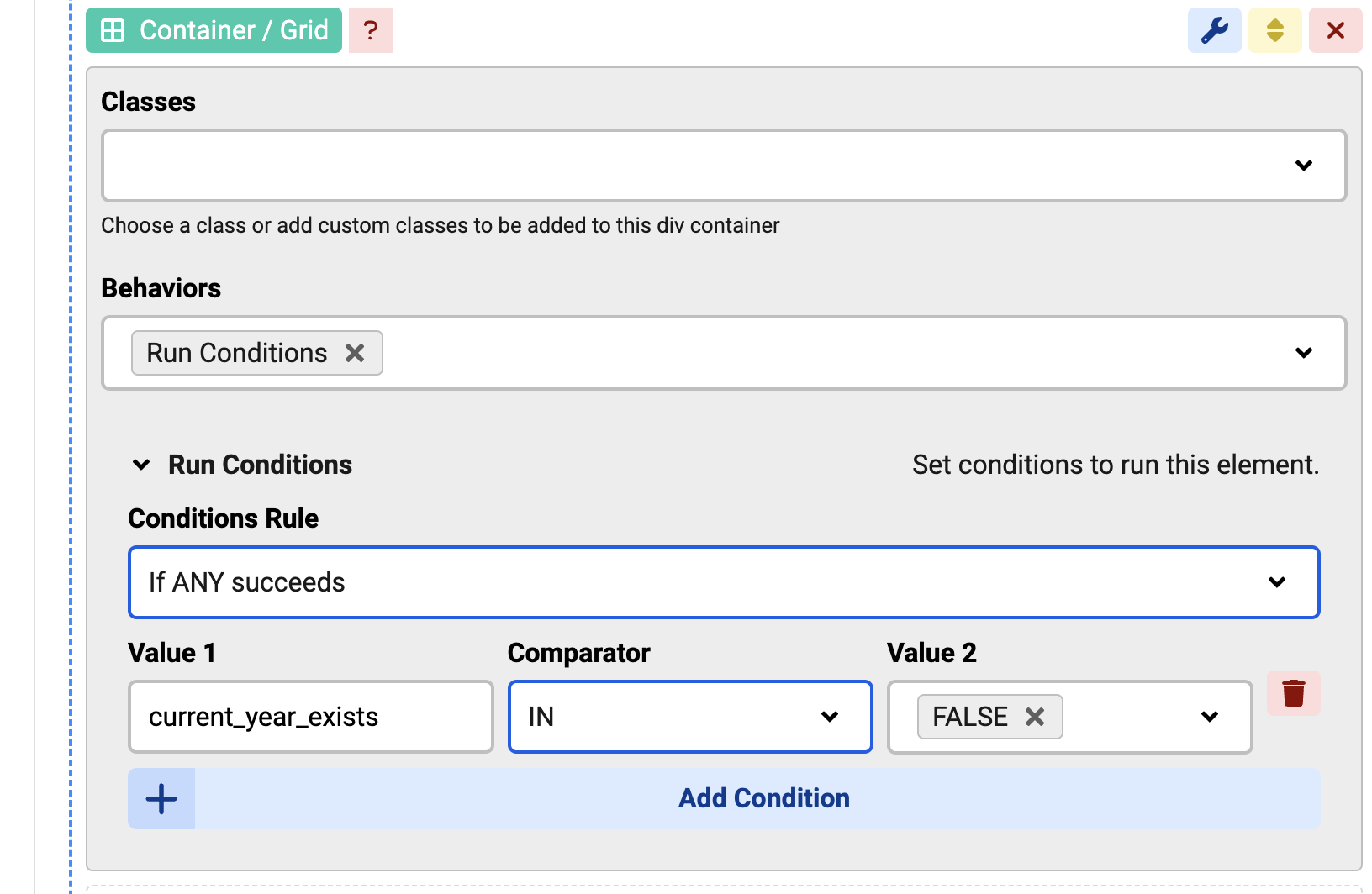 CF8 Run Conditions for Actions? image 1