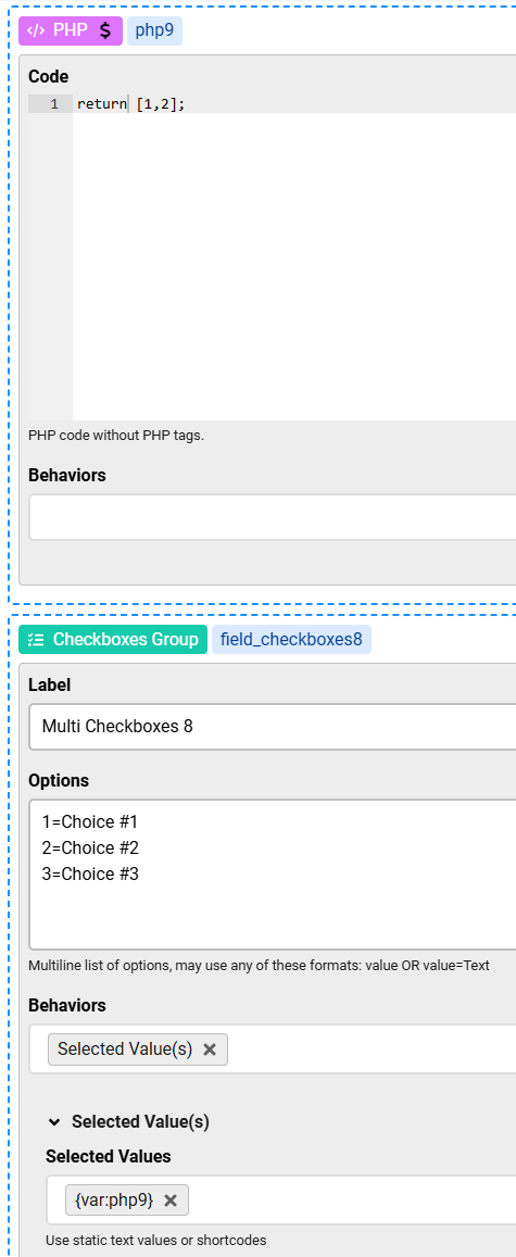 Checkbox selected from readdata image 1
