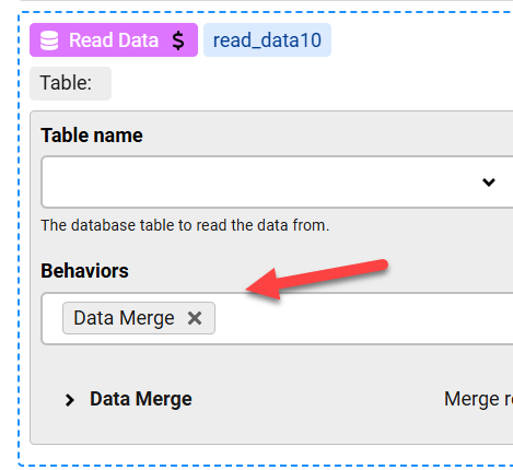 Table list in Chronoforms8 image 1