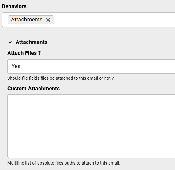 Unwanted  attachments to mail image 1