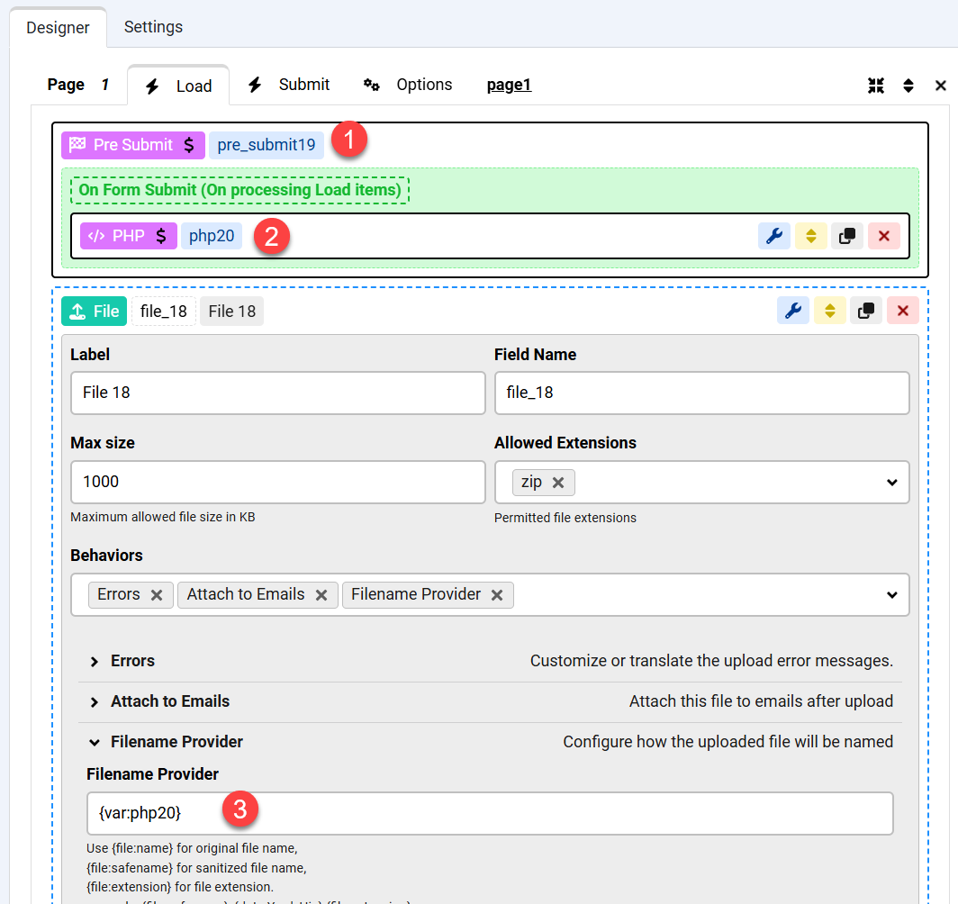 PHP variable as name of uploaded file image 1