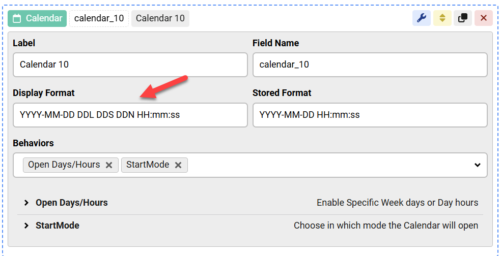 display date in datepicker result field image 1