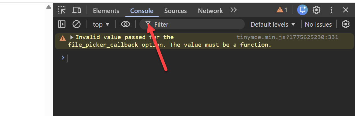 checkbox stays empty when user clicks on it image 1