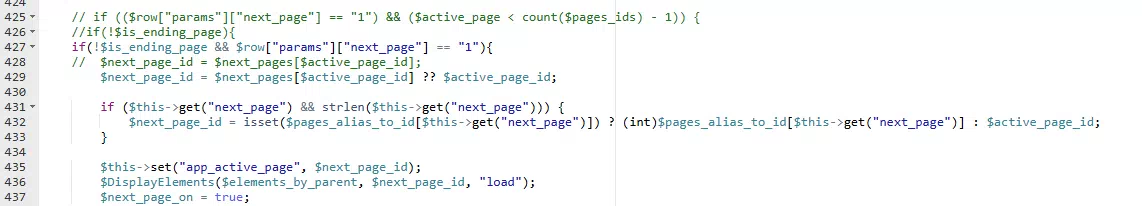 CFV8 probable bug. Next page set to Manual  not 100% efficient. joomla 6  CFV8.52 image 1