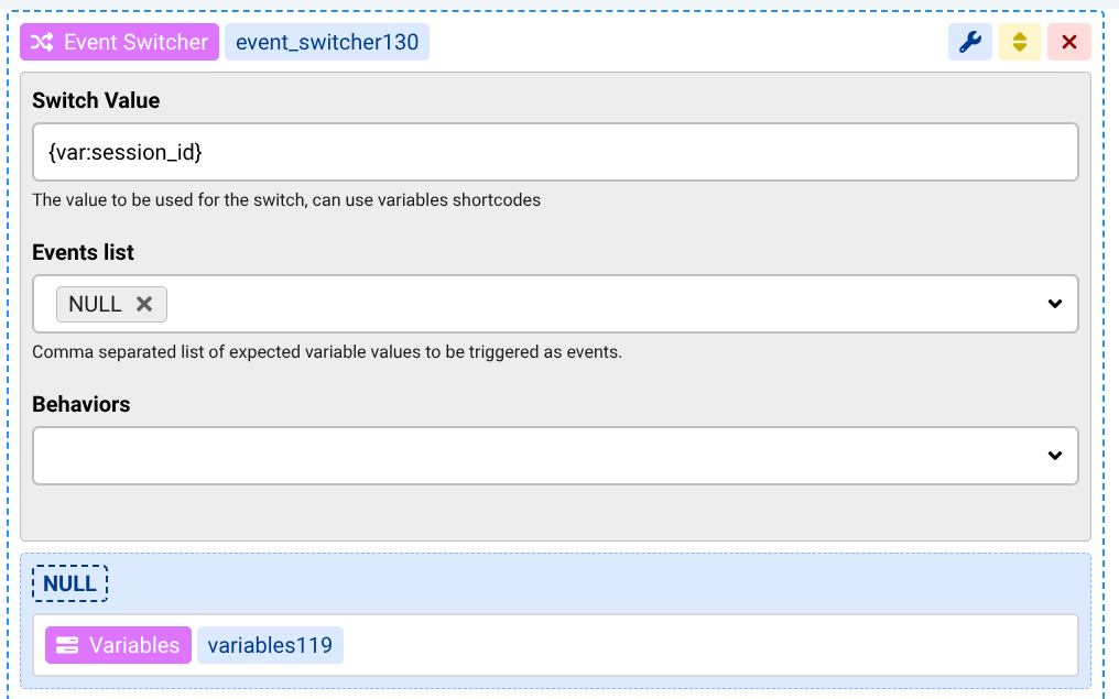 Event Switcher Null event image 2