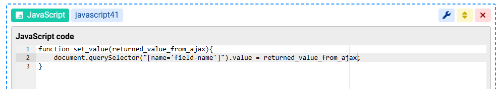 Populate fields automatically when you enter a key value in a specific field image 2