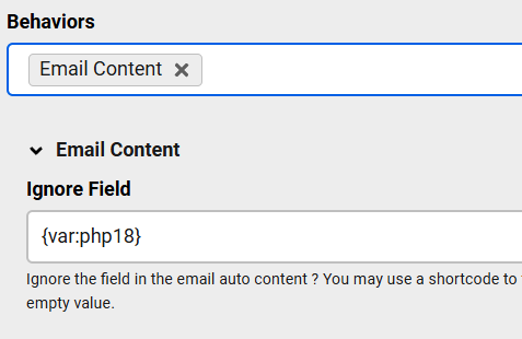 Switching fields visibility on the form and in the email image 3