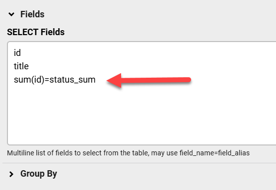  CFV8  Read Database   Query Fields Add Query fields and Functions image 2