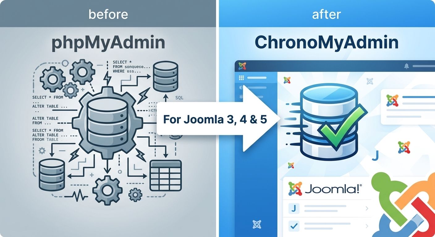 Introducing ChronoMyAdmin for managing your Joomla CMS database image 1