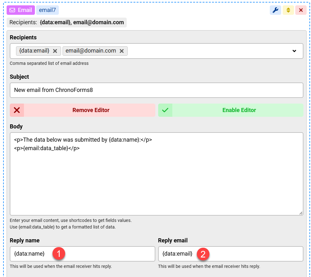 How to set Email reply address to the Sender's email address image 2