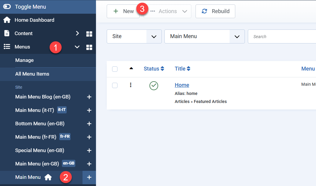 How to display your ChronoForms form on your Joomla website image 1