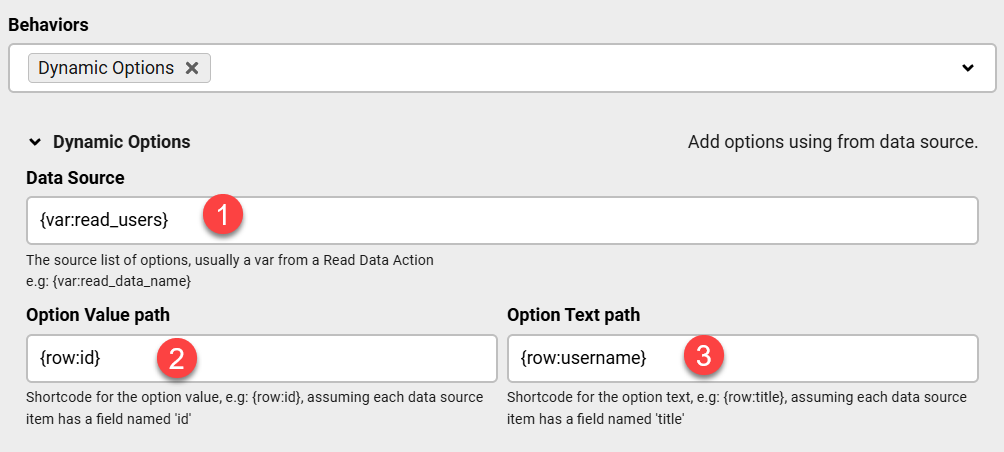 Dynamic options for dropdowns and multi selection fields image 4