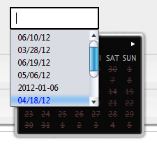 AutoComplete example