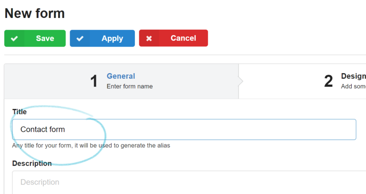 How to create a responsive contact form image 1
